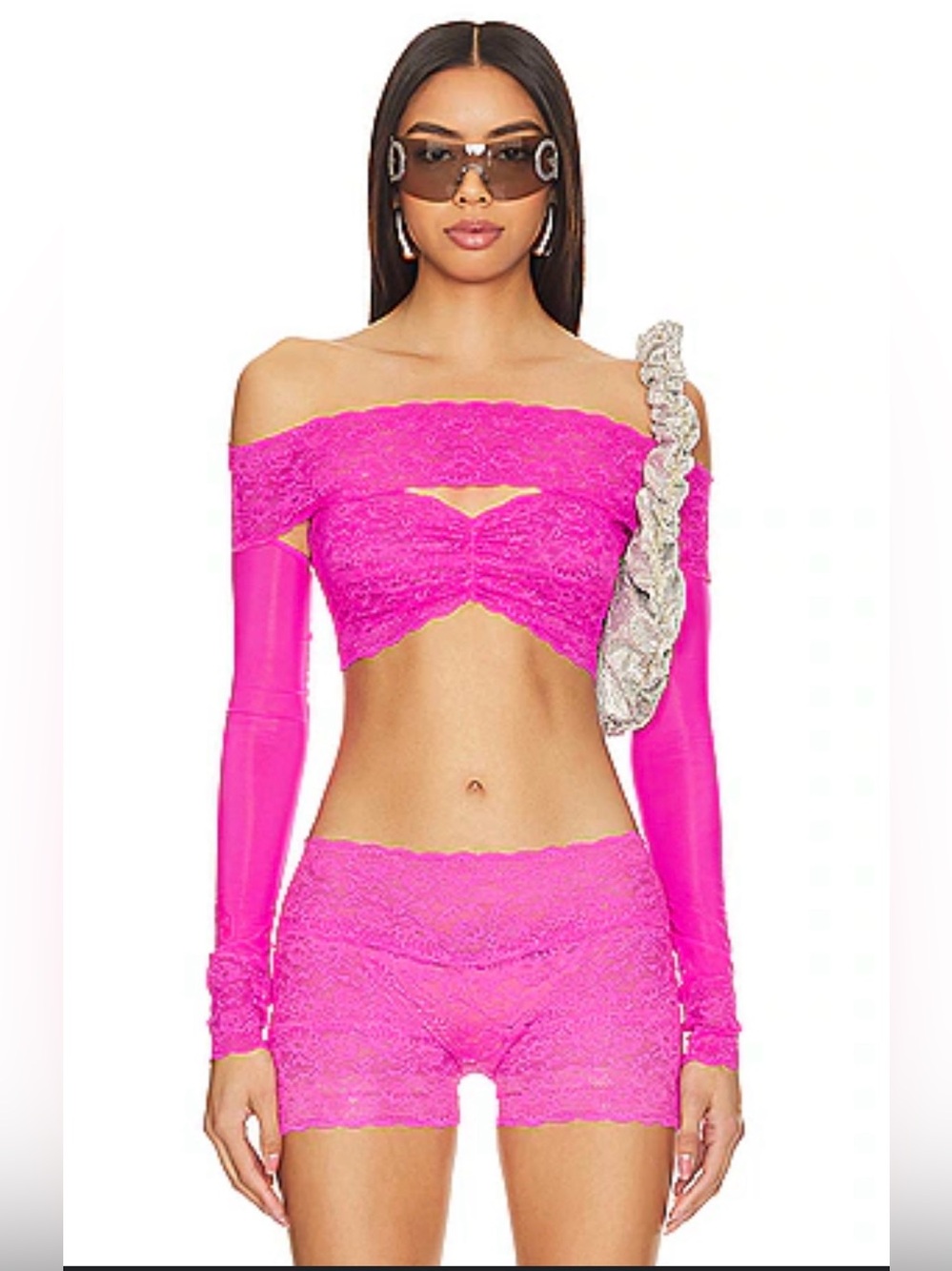 POSTER GIRL REVOLVE Davina Top in Harlot Pink NWOT Possible S